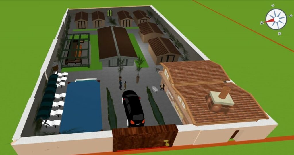 Maison avec Piscine et jardin. — photo 2