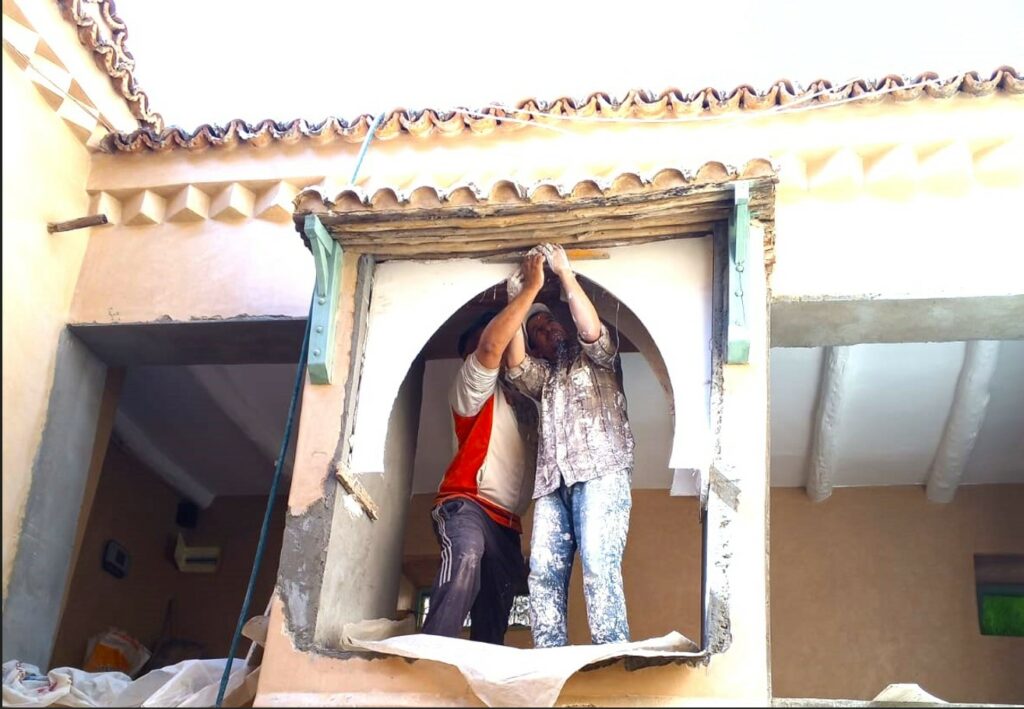 construction riad Taroudanr