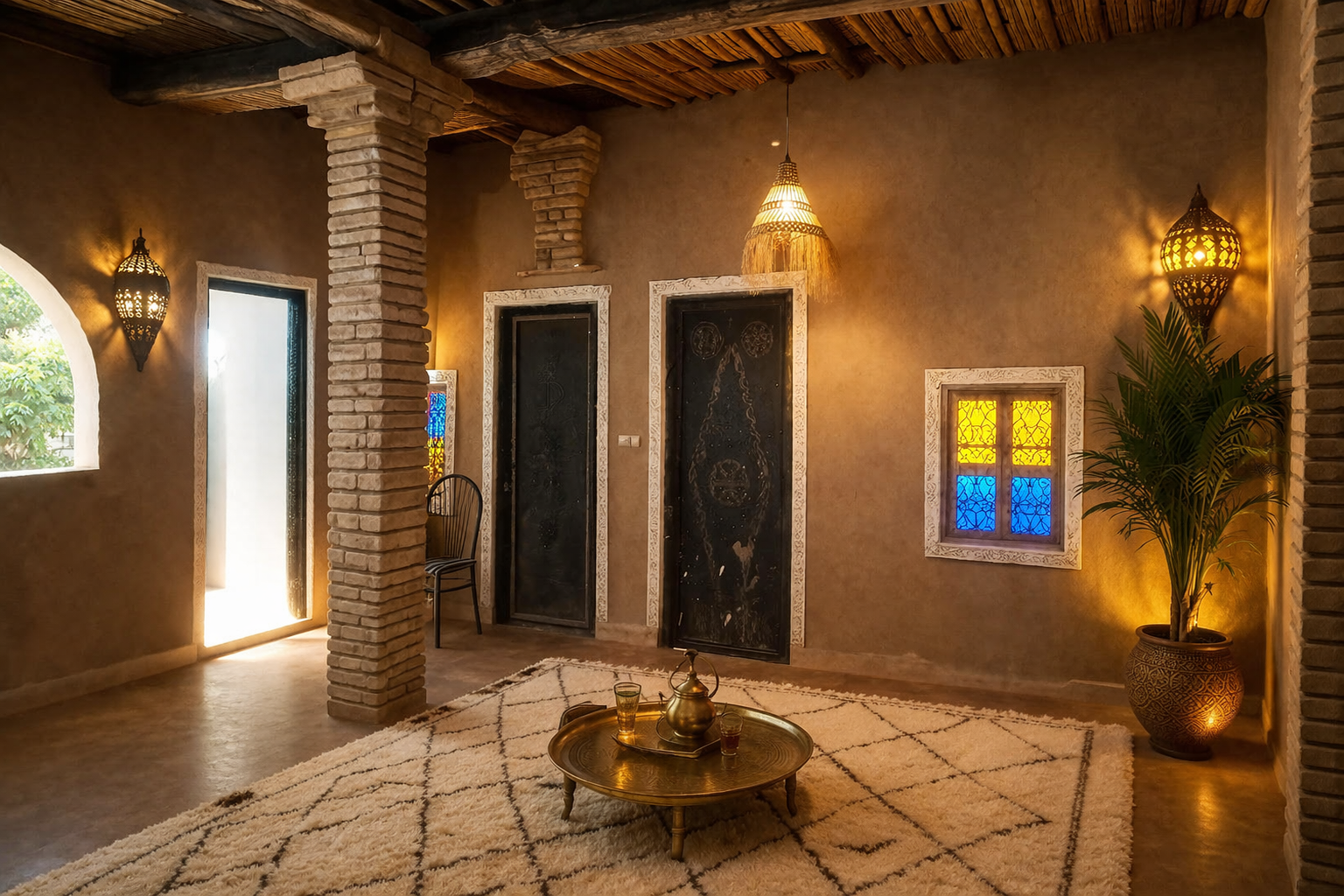 Riad avec 3 chambres et Terrasse