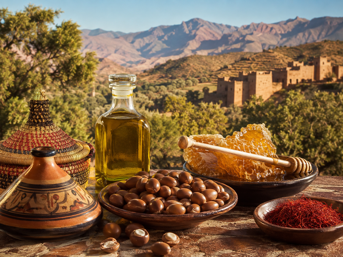Route de l’argan, du miel et du safran