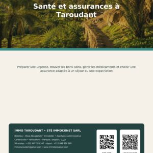 Santé, médecins et assurances à Taroudant – Guide pratique 2026