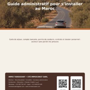 Guide administratif pour s’installer au Maroc – Édition 2026