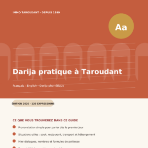 Darija pratique à Taroudant - 120 expressions