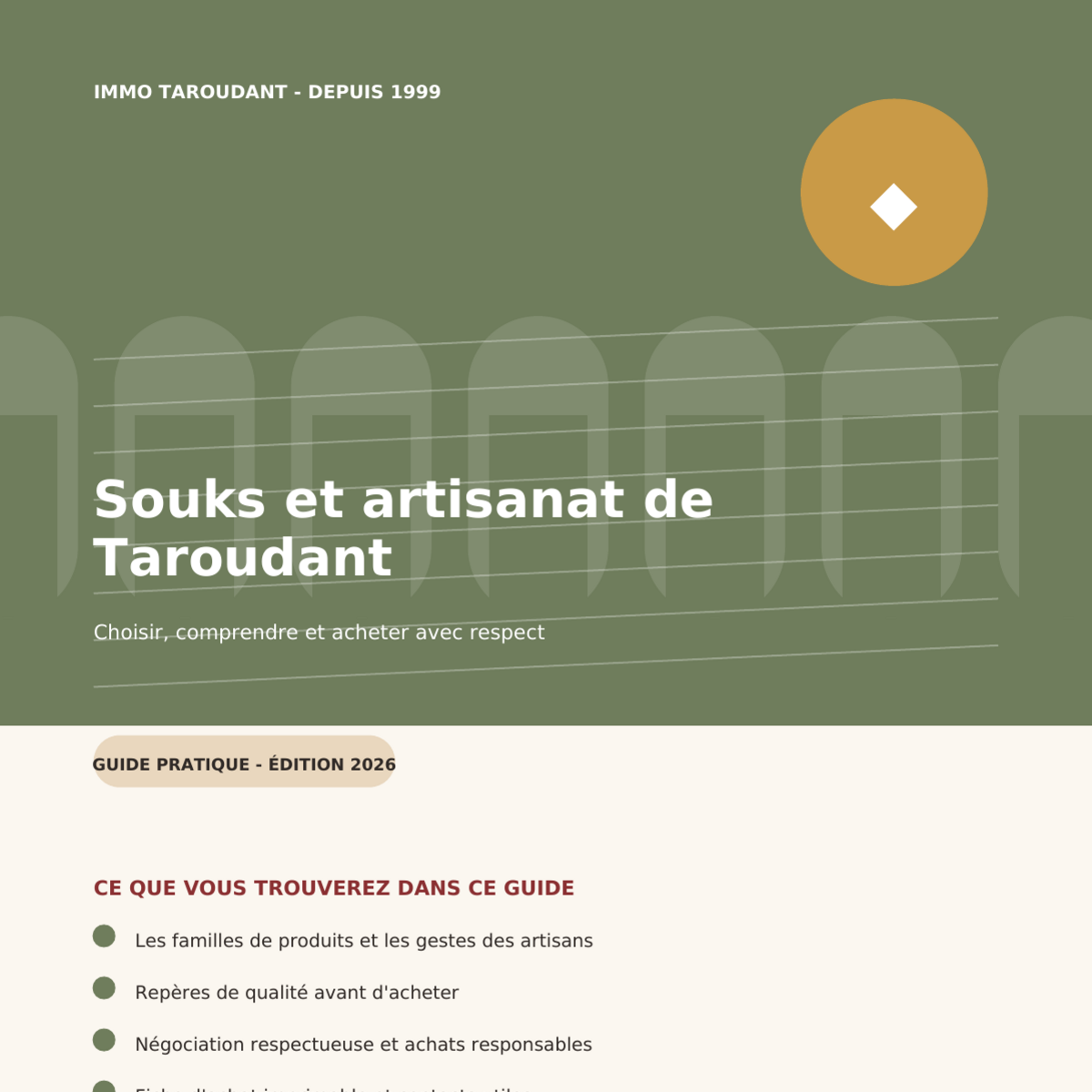 Souks et artisanat de Taroudant - Guide 2026