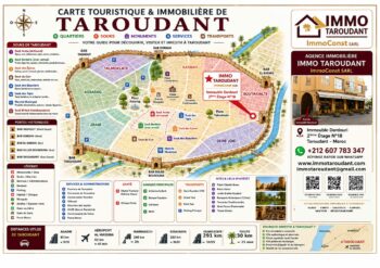 Aperçu de la carte touristique de Taroudant