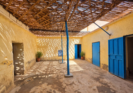 Riad traditionnel en pisé de 120 m² .
